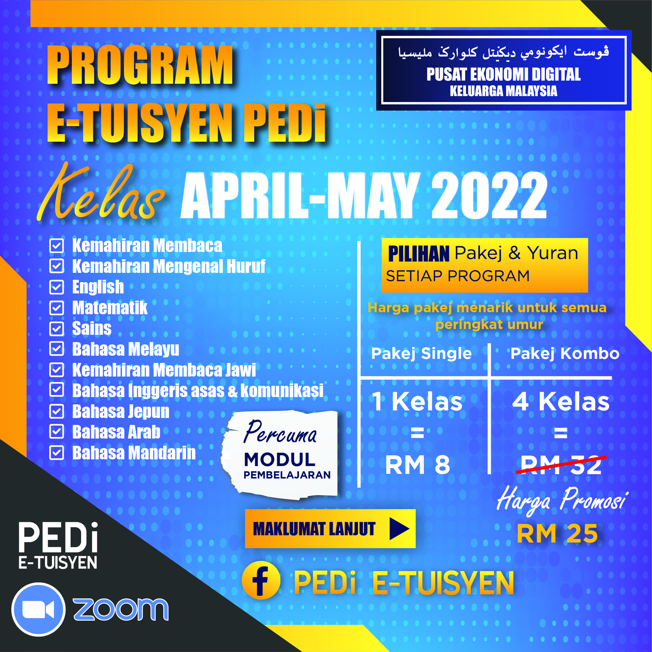 PEDI ETUISYEN PROMOSI Poster